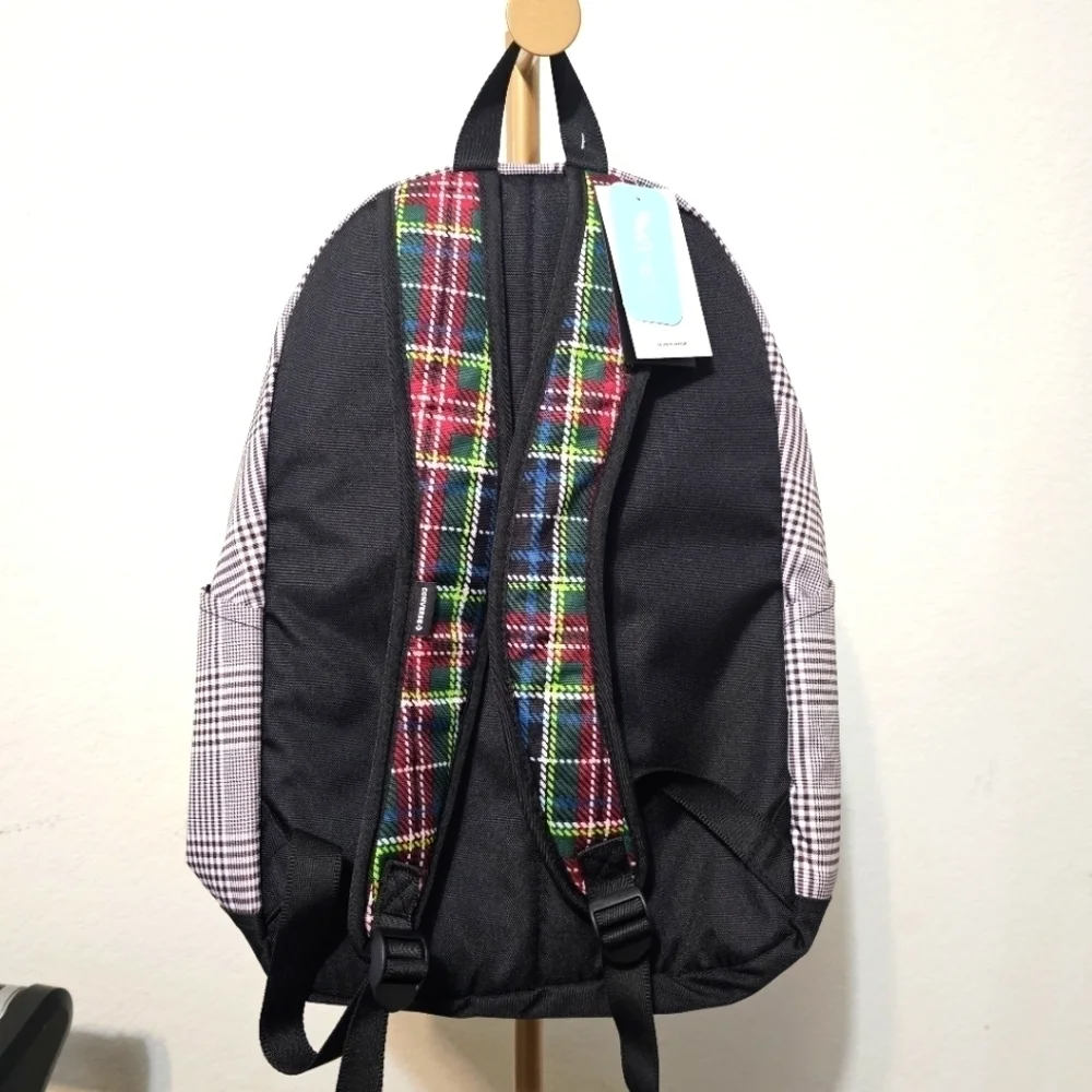 Converse Go 2 Patterned Check Backpack 24 Liter Capacity.